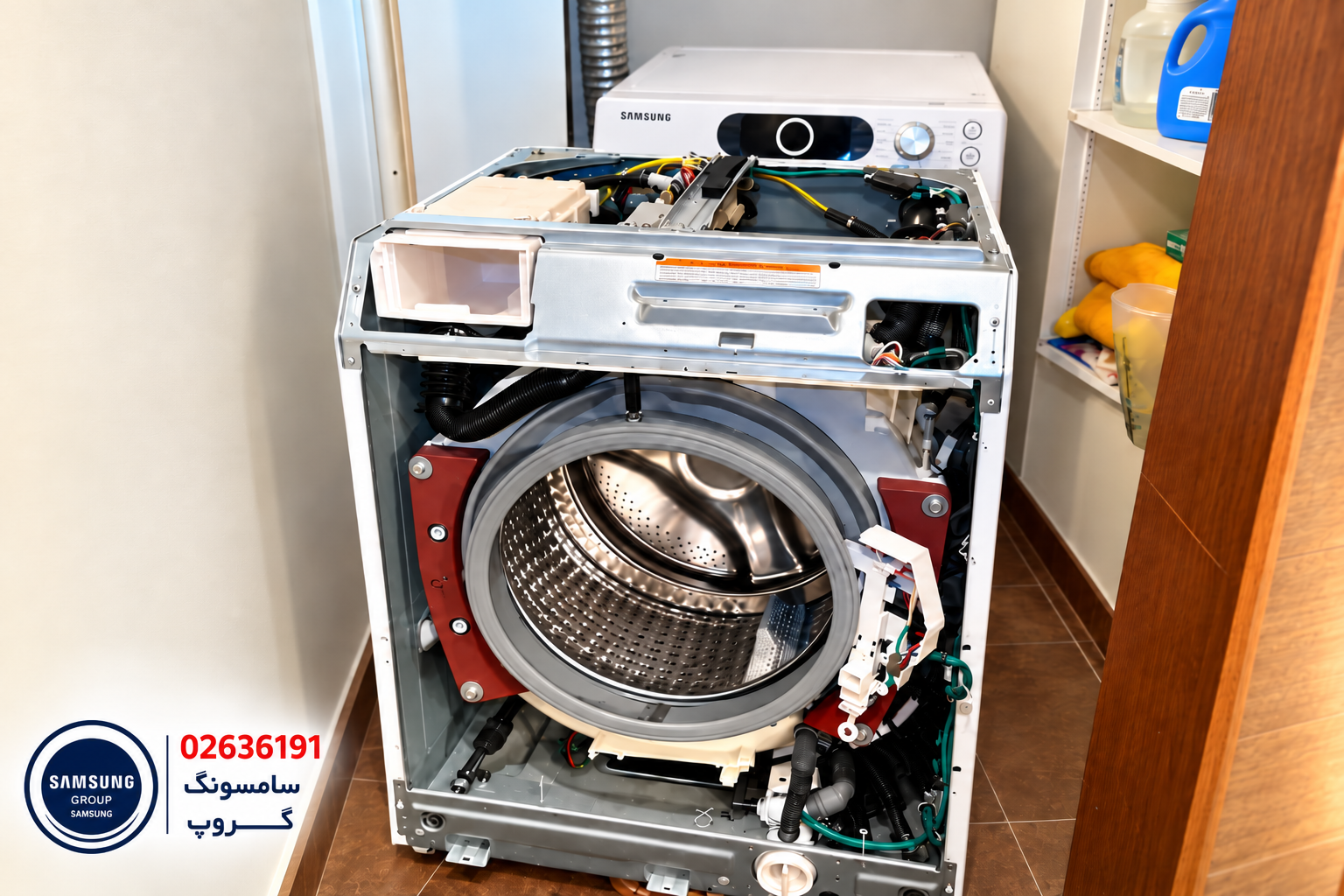 تعمیر ماشین لباسشویی سامسونگ با عیبیابی تخصصی و تعمیر در محل